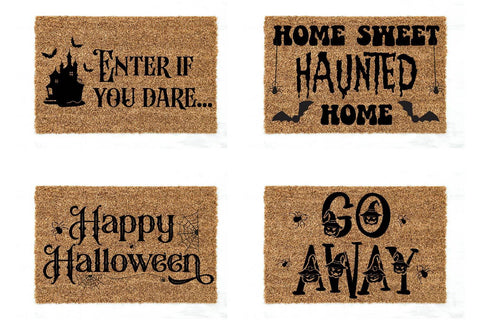 Halloween Doormat SVG Bundle, Halloween Doormat Bundle SVG Paper Switch 