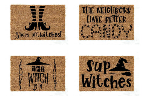 Halloween Doormat SVG Bundle, Halloween Doormat Bundle SVG Paper Switch 