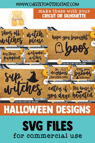 Halloween Doormat SVG Bundle | Halloween SVG SVG Cheese Toast Digitals 
