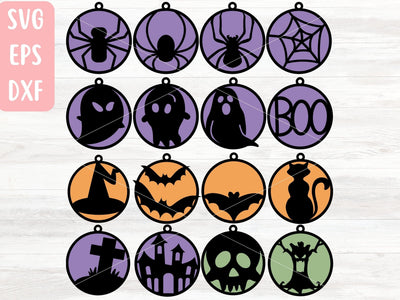 Halloween Earring Bundle SVG Files for Cricut, Silhouette or Glowforge SVG Apple Grove Designs 