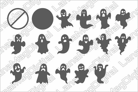 Halloween earrings svg Ghost svg Earrings cut file SVG LanaMagDigital 