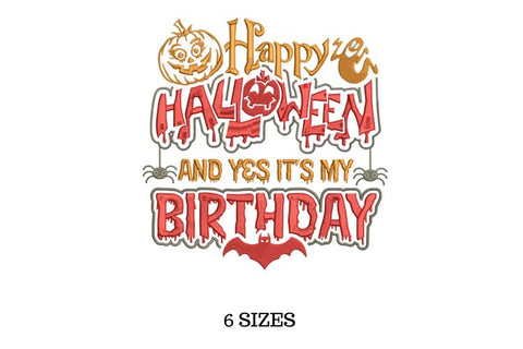 Halloween Embroidery, Halloween Design, Birthday Embroidery Embroidery/Applique DESIGNS SVG Digital Designer 
