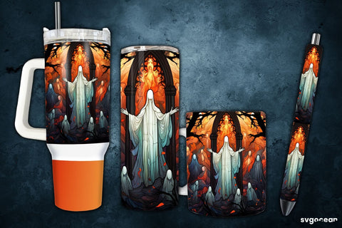 Halloween Entities Bundle | Tumbler | Mug | Pen SVG SvgOcean 