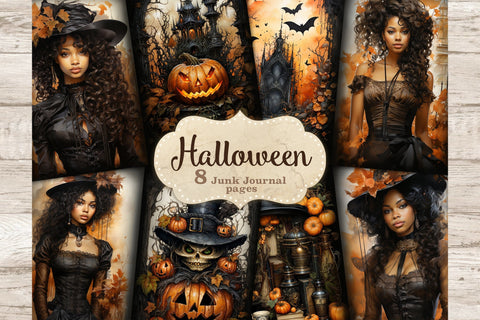 Halloween Ephemera Pack | Holiday Journal SVG GlamArtZhanna 