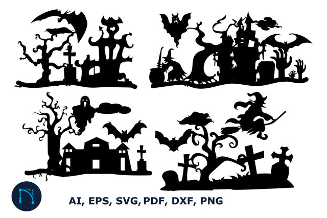 Halloween eve Ornaments SVG bundle SVG MD JOYNAL ABDIN 
