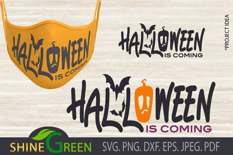 Halloween Face Mask SVG SVG Shine Green Art 