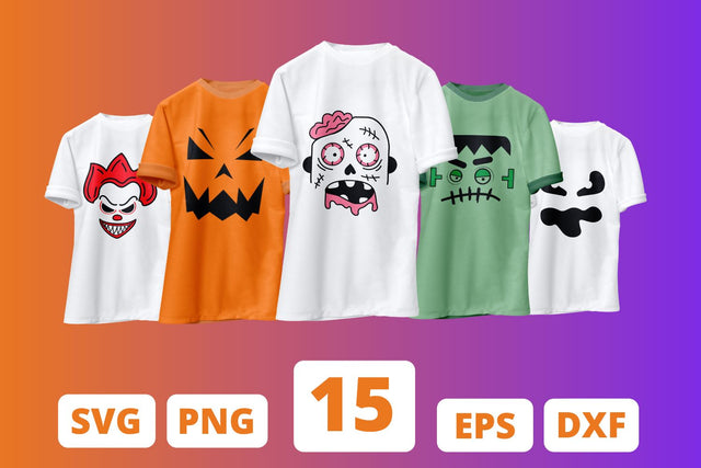 Halloween face SVG Bundle SVG SvgOcean 