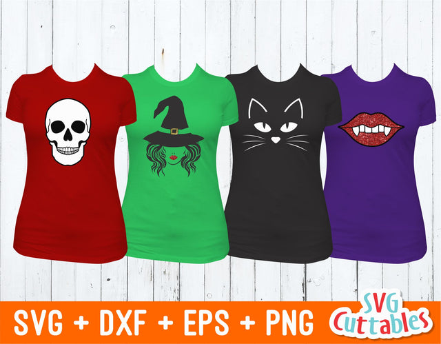 Halloween Faces 2 Svg Cuttables 