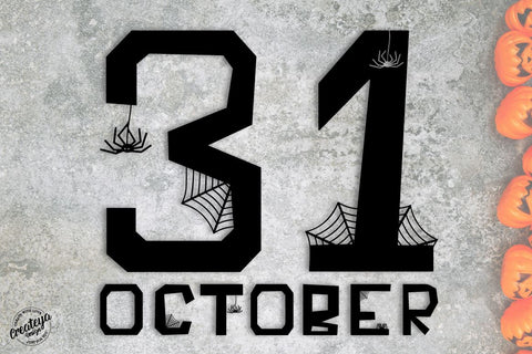 Halloween farmhouse sign SVG, 31 October SVG, Halloween sign SVG SVG Createya Design 