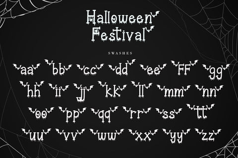 Halloween Festival Font AEN Creative Store 