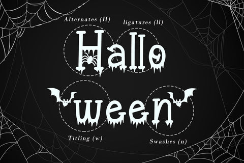 Halloween Festival Font AEN Creative Store 