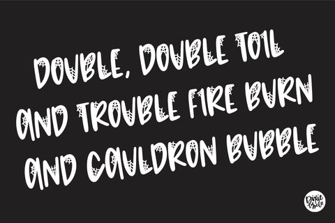 Halloween Font Bundle V1 Font Blush Font Co. 