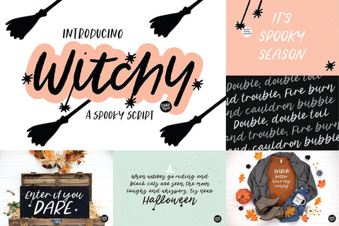Halloween Font Bundle V1 Font Blush Font Co. 
