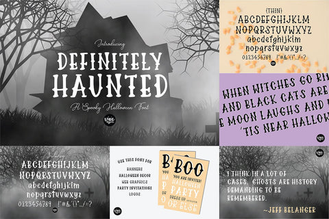 Halloween Font Bundle V1 Font Blush Font Co. 