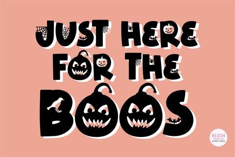 Halloween Font Bundle V3 Font Blush Font Co. 