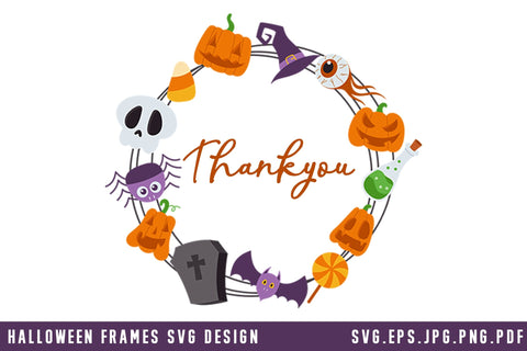 Halloween Frames Bundle SVG dapiyupi store 