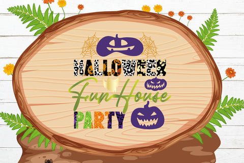 Halloween Fun House Party Sublimation Design Sublimation Rafiqul20606 