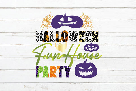 Halloween Fun House Party Sublimation Design Sublimation Rafiqul20606 