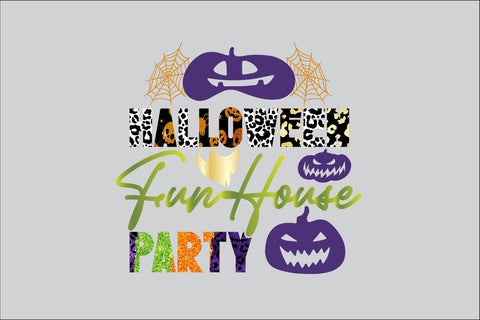 Halloween Fun House Party Sublimation Design Sublimation Rafiqul20606 