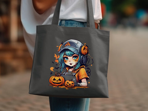 Halloween Gamer Girl T-shirt PNG Sublimation Luvleigh Digitals 