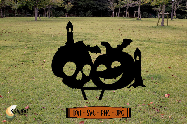 Halloween garden design Laser Cut. Scary garden design SVG. SVG Evgenyia Guschina 