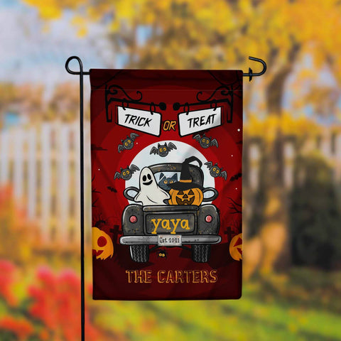 Halloween Garden Flag Design, Halloween Flag, Sublimation Download, Digital Design, Printable Art, Porch Flag Sublimation CaldwellArt 