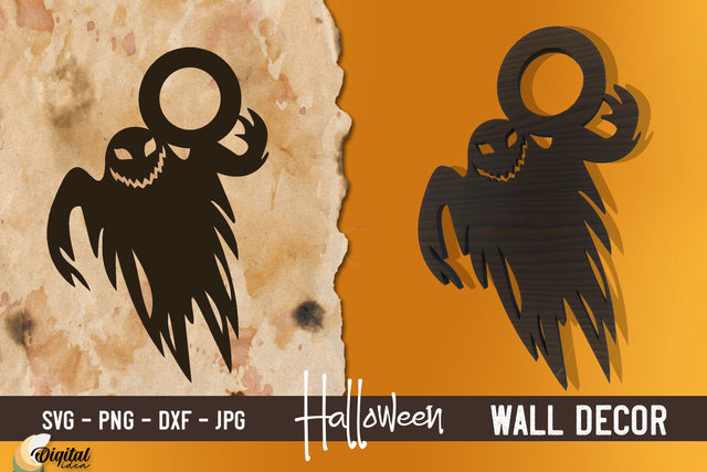 Halloween Garland Laser Cut. 3D Halloween Garland SVG. SVG Evgenyia Guschina 