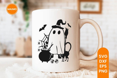 Halloween Ghost Clipart SVG Maumo Designs 
