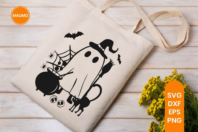 Halloween Ghost Clipart SVG Maumo Designs 