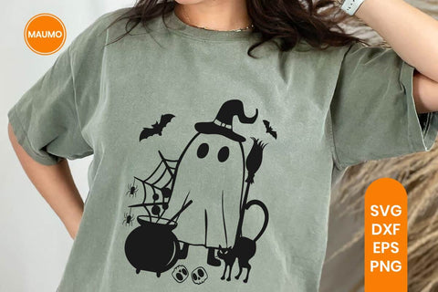 Halloween Ghost Clipart SVG Maumo Designs 