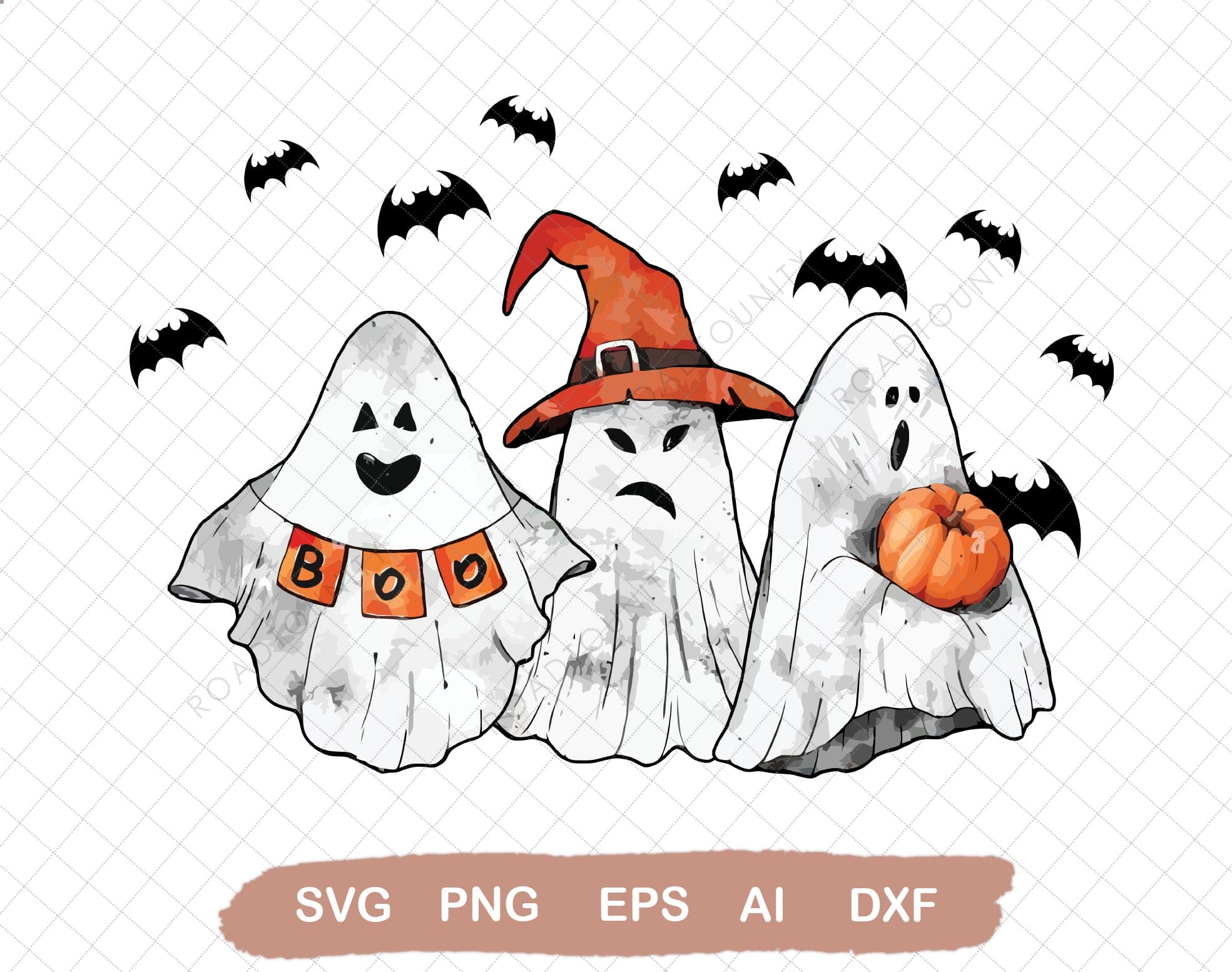 Design PNG E SVG De Personagem Fofo Simples De Halloween De