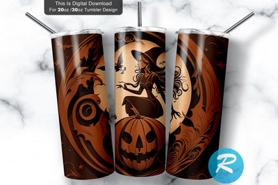 Halloween ghoust man pumpkin 20 oz / 30 oz Tumbler PNG Sublimation Regulrcrative 