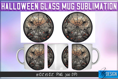 Halloween Glass 11 | 15 Oz Mug Sublimation Sublimation Fly Design 
