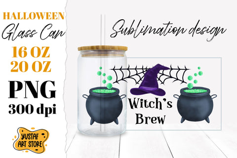 Halloween Glass Can sublimation Bundle.Halloween drink quote Sublimation Yustaf Art Store 
