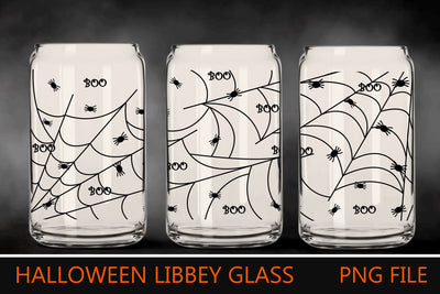 Halloween glass can wrap, Halloween beer can wrap, Boo png sublimation Sublimation AnastasiyaArtDesign 