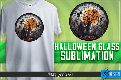 Halloween Glass Sublimation | T-Shirt Design Sublimation Fly Design 