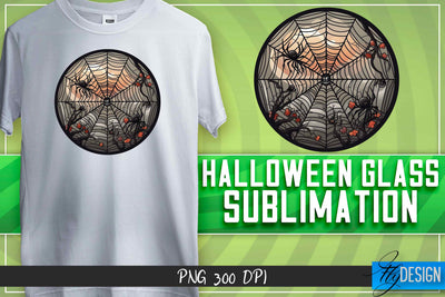 Halloween Glass Sublimation | T-Shirt Design Sublimation Fly Design 
