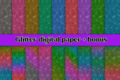 Halloween glitter digital paper | Glitter texture Sublimation Svetana Studio 