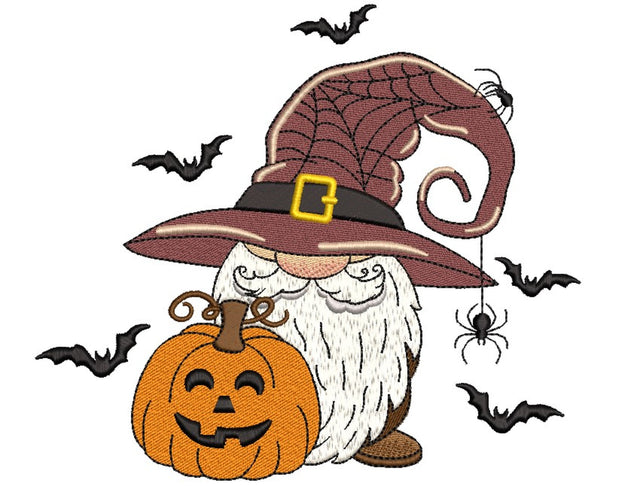 Halloween Gnome Embroidery Design Embroidery/Applique DESIGNS Nino Nadaraia 