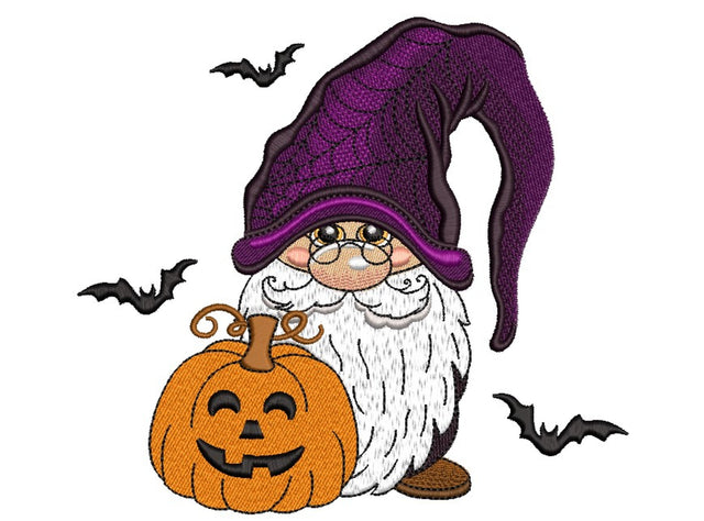 Halloween Gnome Embroidery Design Embroidery/Applique DESIGNS Nino Nadaraia 