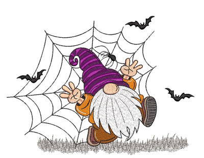 Halloween Gnome Embroidery Design Embroidery/Applique DESIGNS Nino Nadaraia 