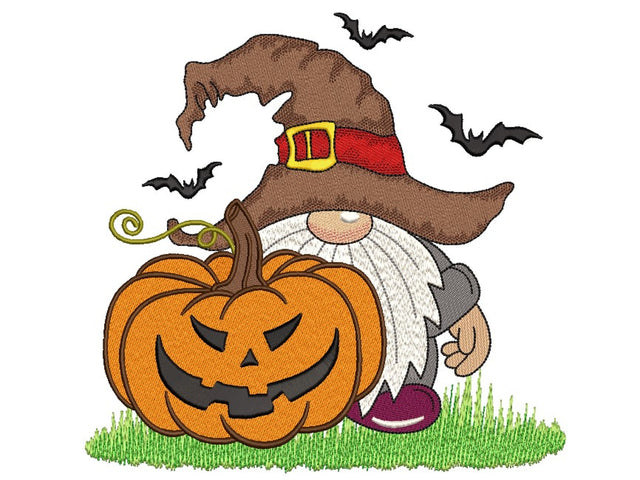 Halloween Gnome Embroidery Design Embroidery/Applique DESIGNS Nino Nadaraia 