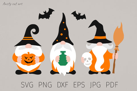 Halloween Gnome. Gnome svg cut files. Gnome family, fall SVG Digital Rainbow Shop 