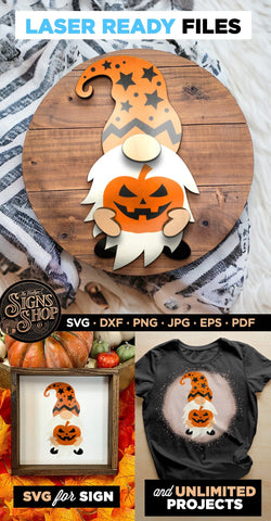 Halloween Gnome | Halloween SVG Sign SVG The Vintage Signs Shop 
