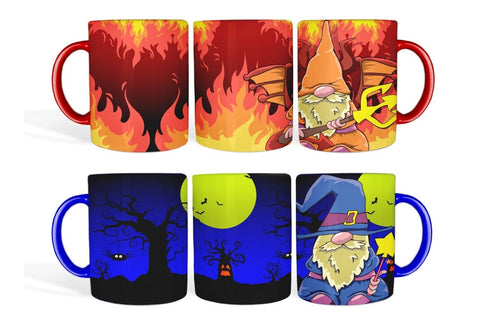Halloween Gnome Mug Sublimation Sublimation SvgOcean 