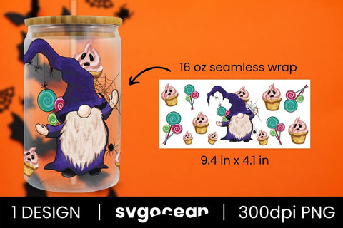 Halloween Gnome PNG Sublimation SvgOcean 