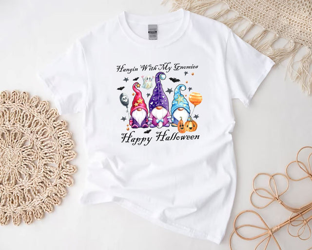 Halloween Gnome Sublimation, Fall Gnome Sublimation, Cute Gnomes PNG, Halloween Sublimation Design Download, Hangin With My Gnomies Sublimation BouDesign 