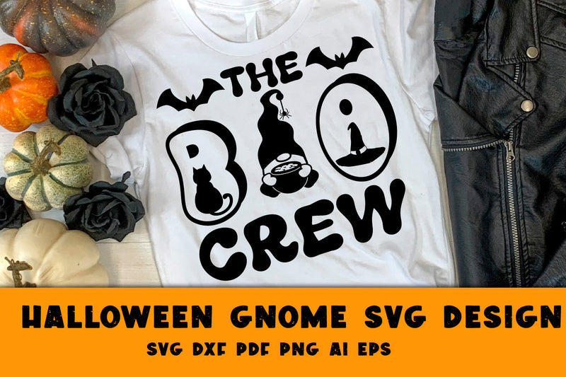 Halloween Gnome SVG. Halloween SVG Cut File. SVG Samaha Design 