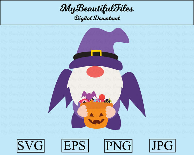 halloween gnome SVG MyBeautifulFiles 