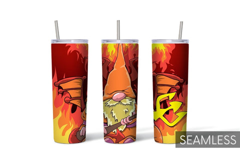 Halloween Gnome Tumbler Sublimation Sublimation SvgOcean 